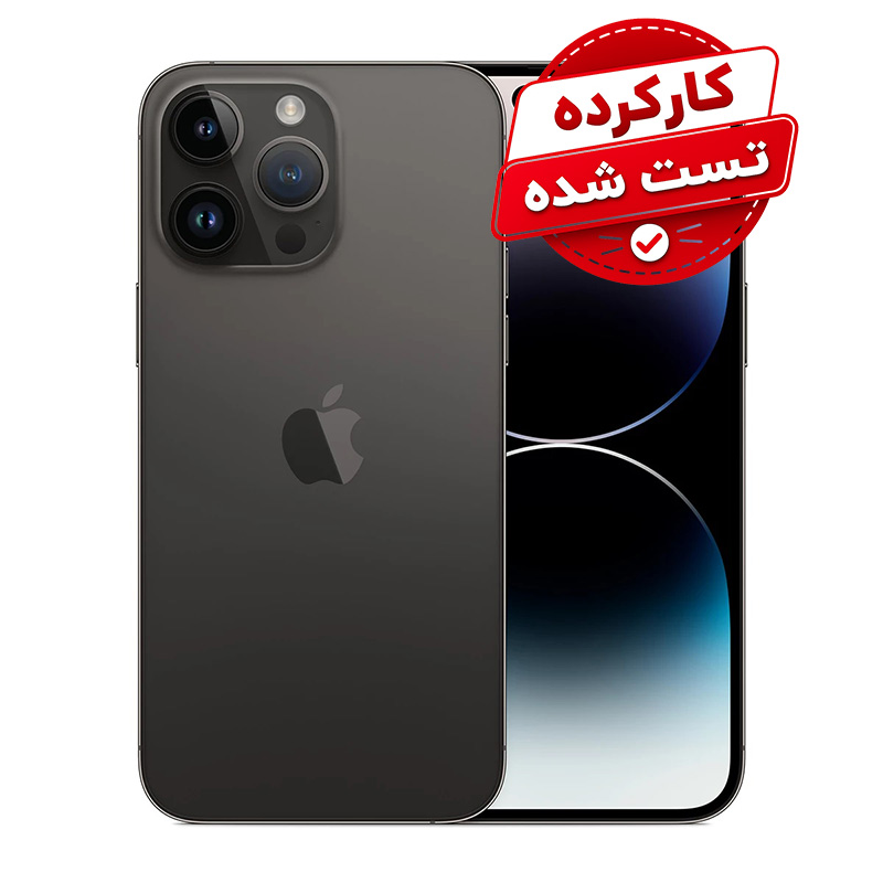 کارکرده - اپل آیفون 14ProMax با حافظه 256 گیگابایت سلامت باطری 100 درصد 5 بار شارژ- دو سیم کارت
