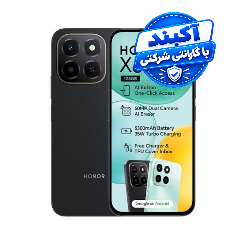 آکبند - آنر X6C با حافظه 128 گیگابایت و رام 6 - پک گلوبال دارای امکانات کامل گوگل