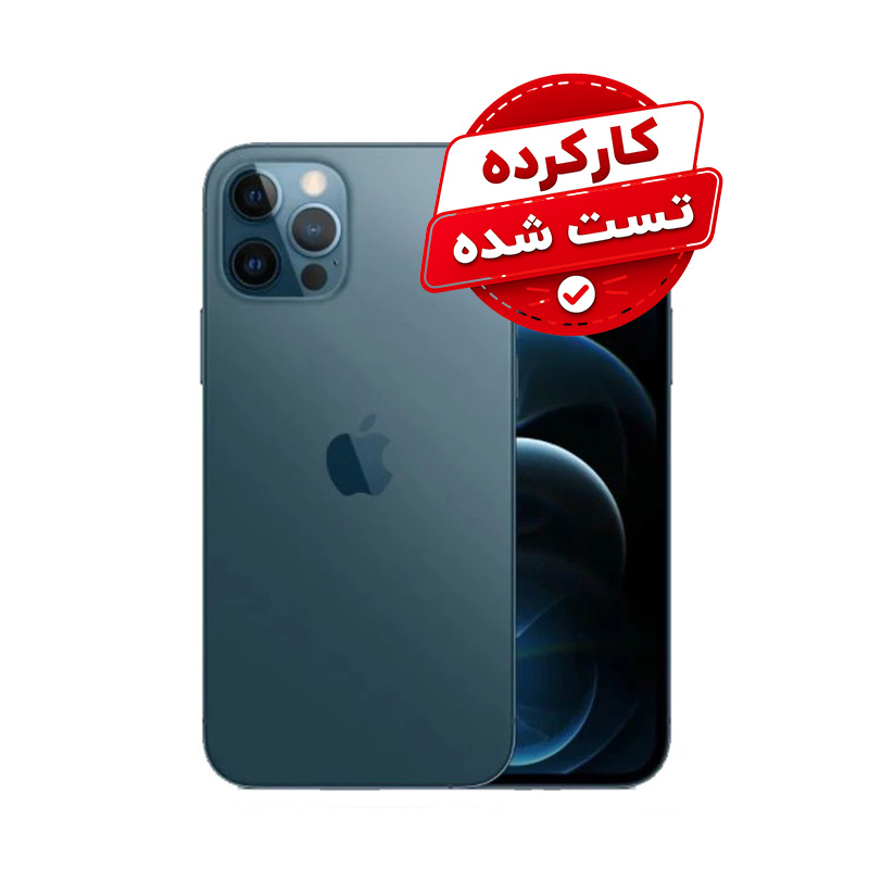 کارکرده - اپل آیفون 12Pro با حافظه 256 گیگابایت سلامت باطری 92 درصد پارت نامبر ZAA پک اصلی - دو سیم کارت