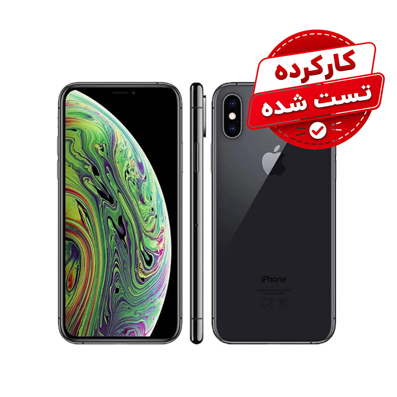 کارکرده - اپل آیفون X با حافظه 64 گیگابایت سلامت باطری 100 درصد ریپک - تک سیم کارت